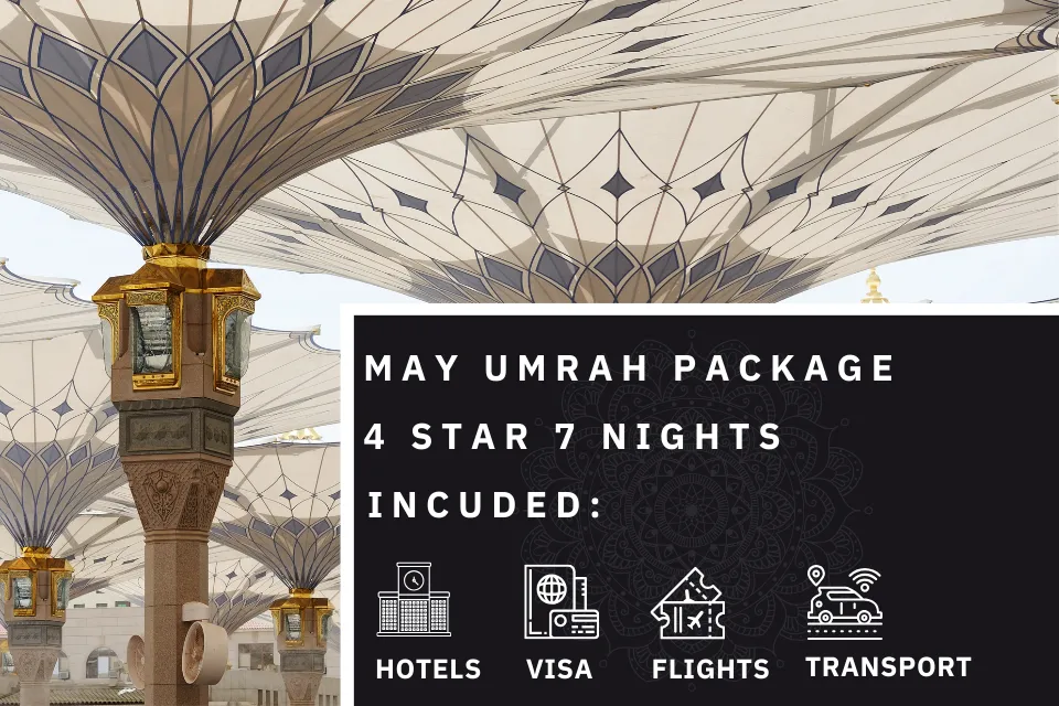 7 Nights 4 Star May Umrah Package